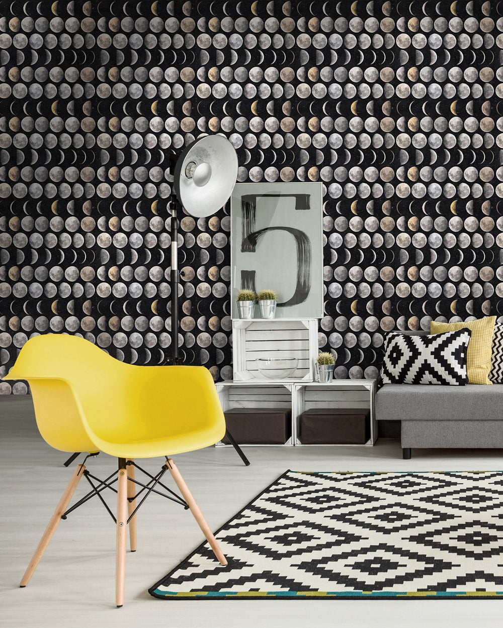 Moon Phases Premium wallpaper by Mind the Gap (WP20066), view 2