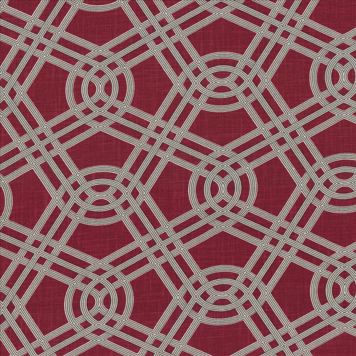 Macrame Berry by Kasmir Designer Fabric 5087 55% Linen
45% Cotton
 CHINA </p><p>Repeat: Horizontal: 13 4/8 inches and Vertical: 12 2/8 inches 54 - Swanky Fabrics -