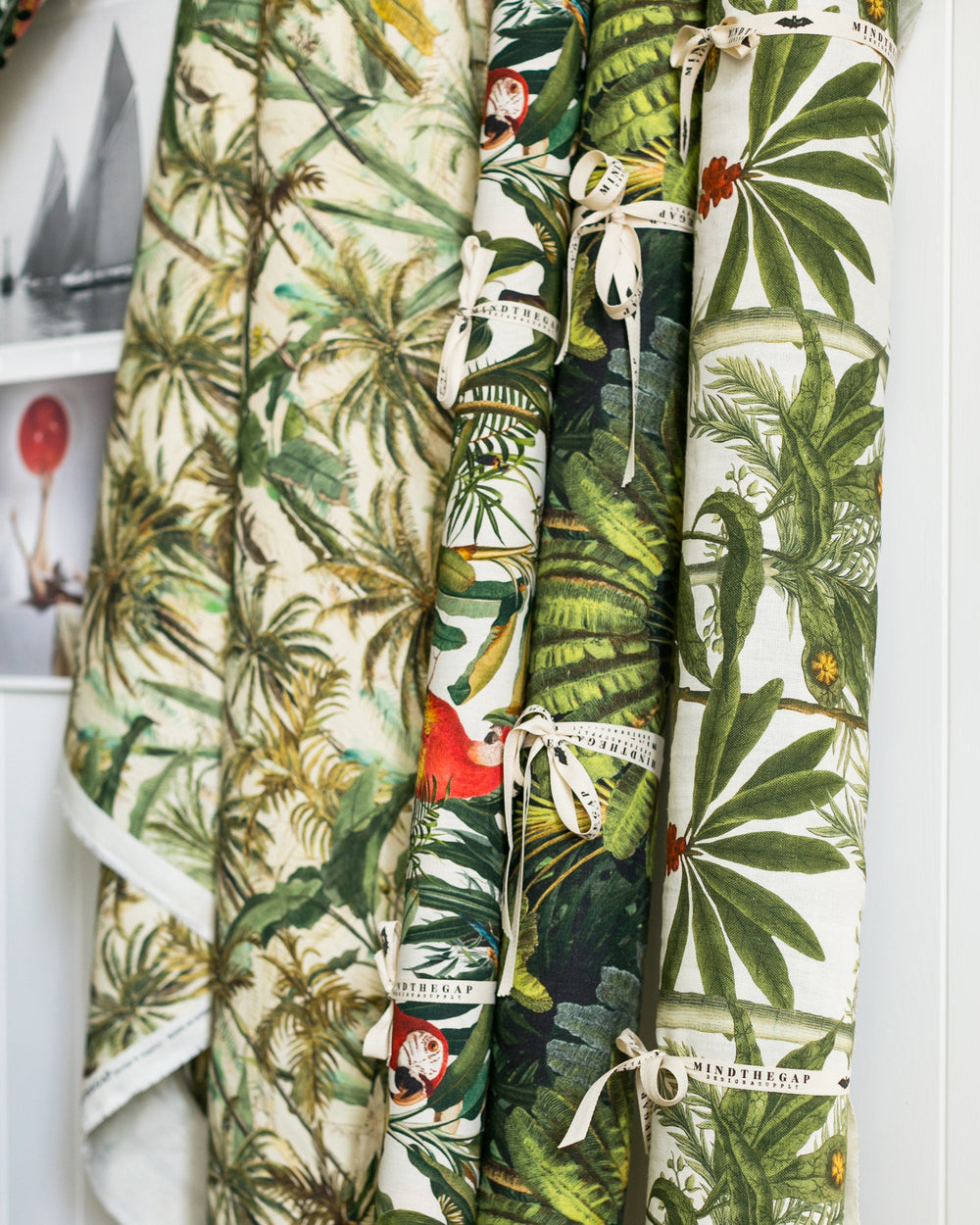 Madagascar linen fabric by Mind the Gap (FB00031), view 2