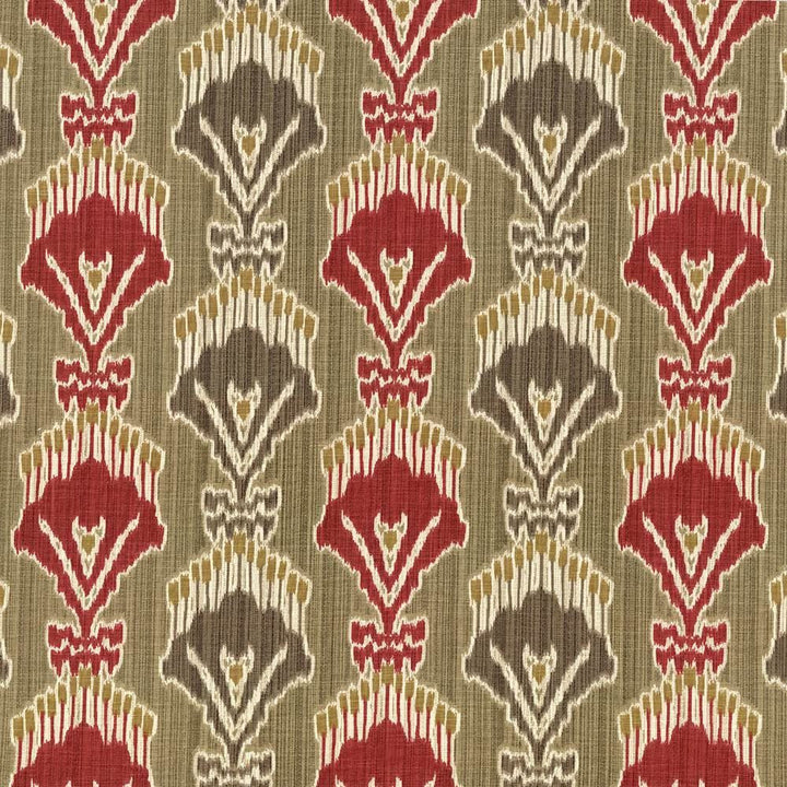 Madras Ruby by Kasmir Designer Fabric See sample 55% Linen
45% Viscose
 CHINA 15,000 Wyzenbeek Double Rubs </p><p>Repeat: Horizontal: 13 4/8 inches and Vertical: 12 5/8 inches 54 - Swanky Fabrics -