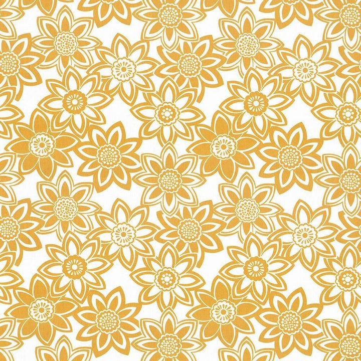 Mahina Maize by Kasmir Designer Fabric 5106 100% Cotton USA 51,000 Wyzenbeek Double Rubs Horizontal: 27 inches and Vertical: 24 6/8 inches 53 - 54 - Swanky Fabrics -