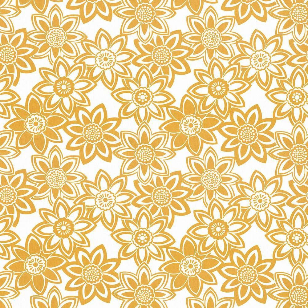 Mahina Maize  by Kasmir Designer Fabric 5106 100% Cotton
 USA 51,000 Wyzenbeek Double Rubs Horizontal: 27 inches and Vertical: 24 6/8 inches 53  - Swanky Fabrics -