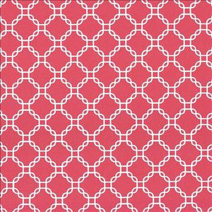 Kasmir Fabric Mahina Trellis Hot Pink