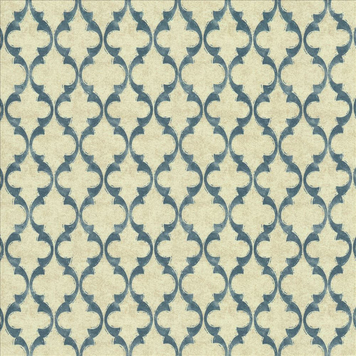 Makayla Caspian by Kasmir Designer Fabric 1456 100% Cotton
 TURKMENISTAN 30,000 Wyzenbeek Double Rubs </p><p>Repeat: Horizontal: 4 4/8 inches and Vertical: 6 3/8 inches 54 - Swanky Fabrics -