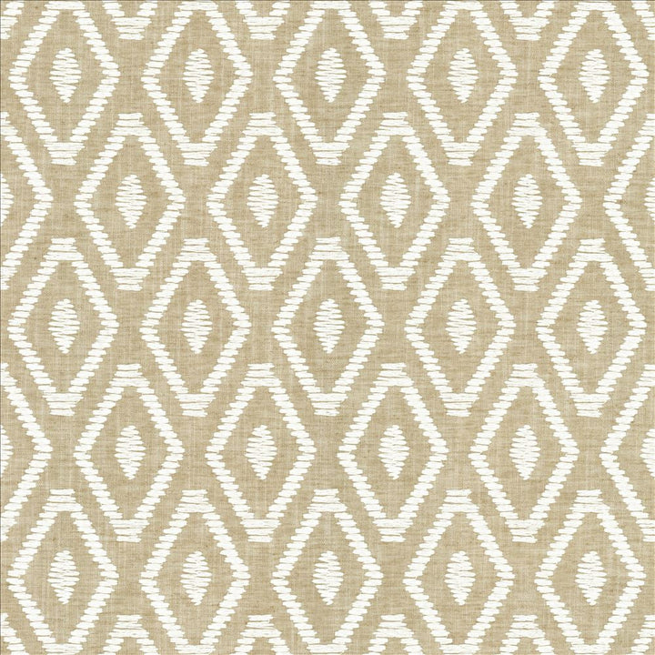 Malawi Natural  by Kasmir Designer Fabric 1462 82% Polyester
11% Cotton
7% Linen
 INDIA Not Tested Horizontal: 3 3/8 inches and Vertical: 6 3/8 inches 54  - Swanky Fabrics -