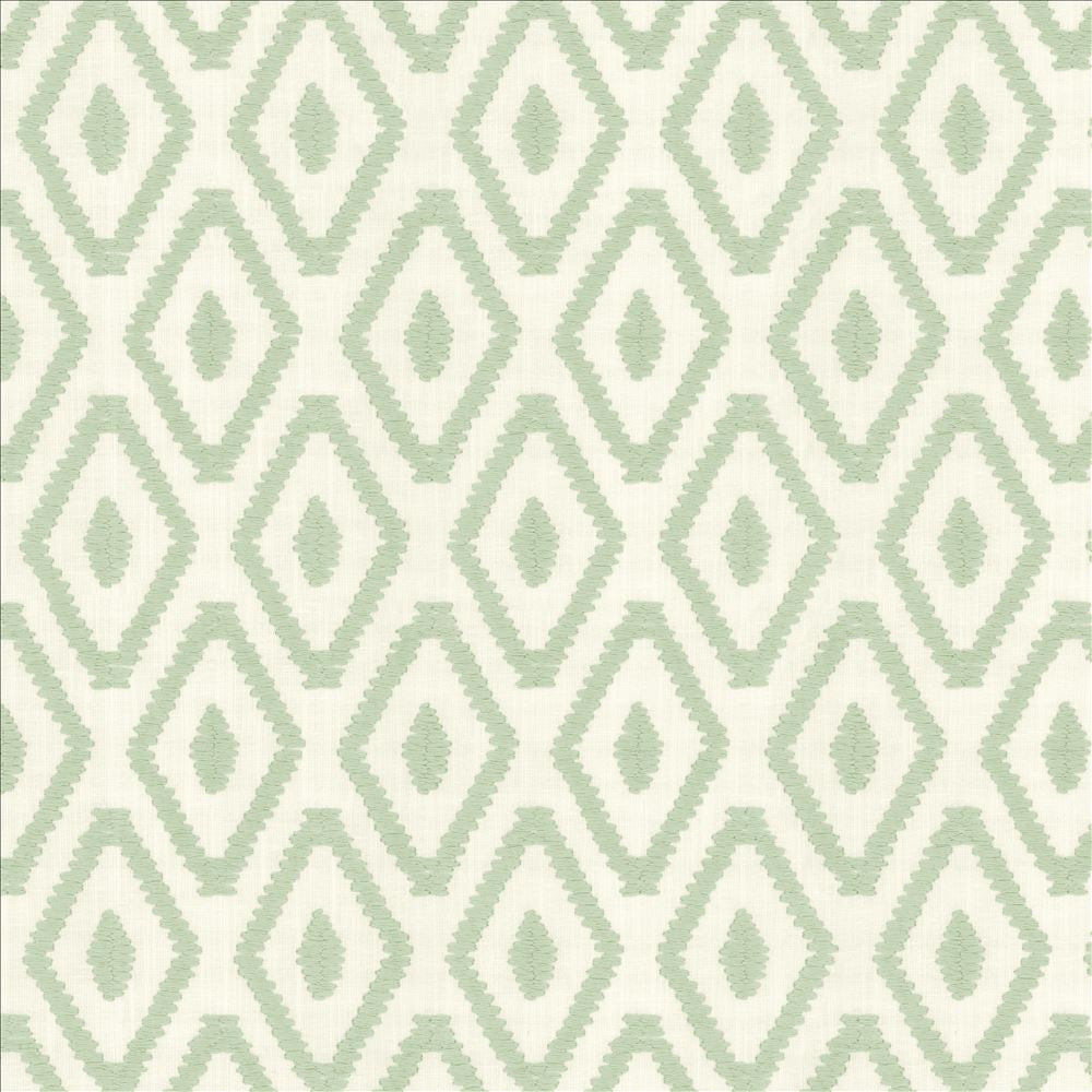 Malawi Spa by Kasmir Designer Fabric 1464 82% Polyester
11% Cotton
7% Linen
 INDIA </p><p>Repeat: Horizontal: 3 3/8 inches and Vertical: 6 3/8 inches 54 - Swanky Fabrics -