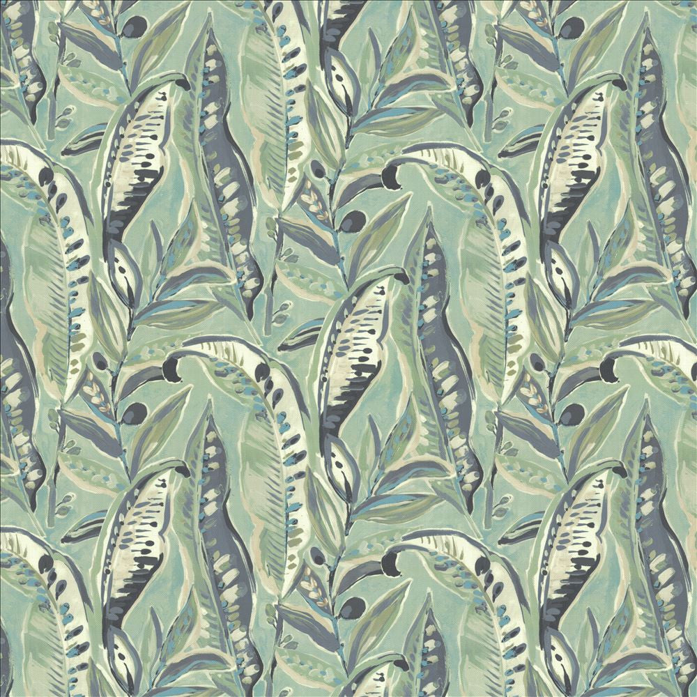Malibu Meadows Rain by Kasmir Designer Fabric See sample 100% Polyester
 CHINA 40,000 Wyzenbeek Double Rubs </p><p>Repeat: Horizontal: 27 4/8 inches and Vertical: 24 7/8 inches 55 - Swanky Fabrics -