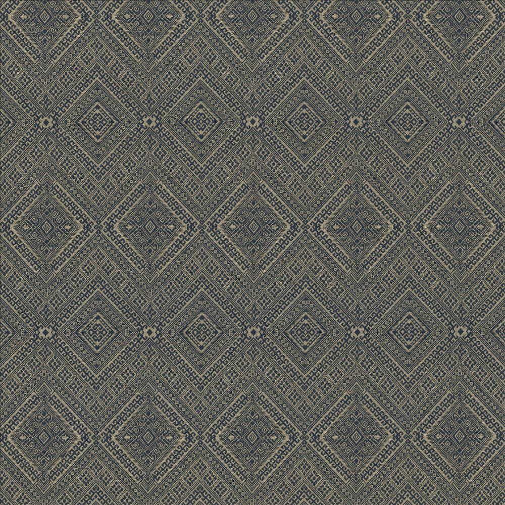 Manhasset Prussian by Kasmir Designer Fabric 1441 100% Cotton TURKEY 20,000 Wyzenbeek Double Rubs Horizontal: 6 7/8 inches and Vertical: 14 inches 54 - 55 - Swanky Fabrics -