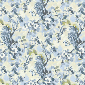 Kasmir Fabric Manhattan Floral Sky Mist
