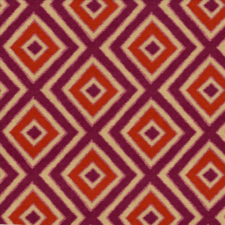Marazzi Diamond Crangrape  by Kasmir Designer Fabric 1435 100% Polyester
 CHINA 51,000 Wyzenbeek Double Rubs Horizontal: 18 inches and Vertical: 12 4/8 inches 54  - Swanky Fabrics -