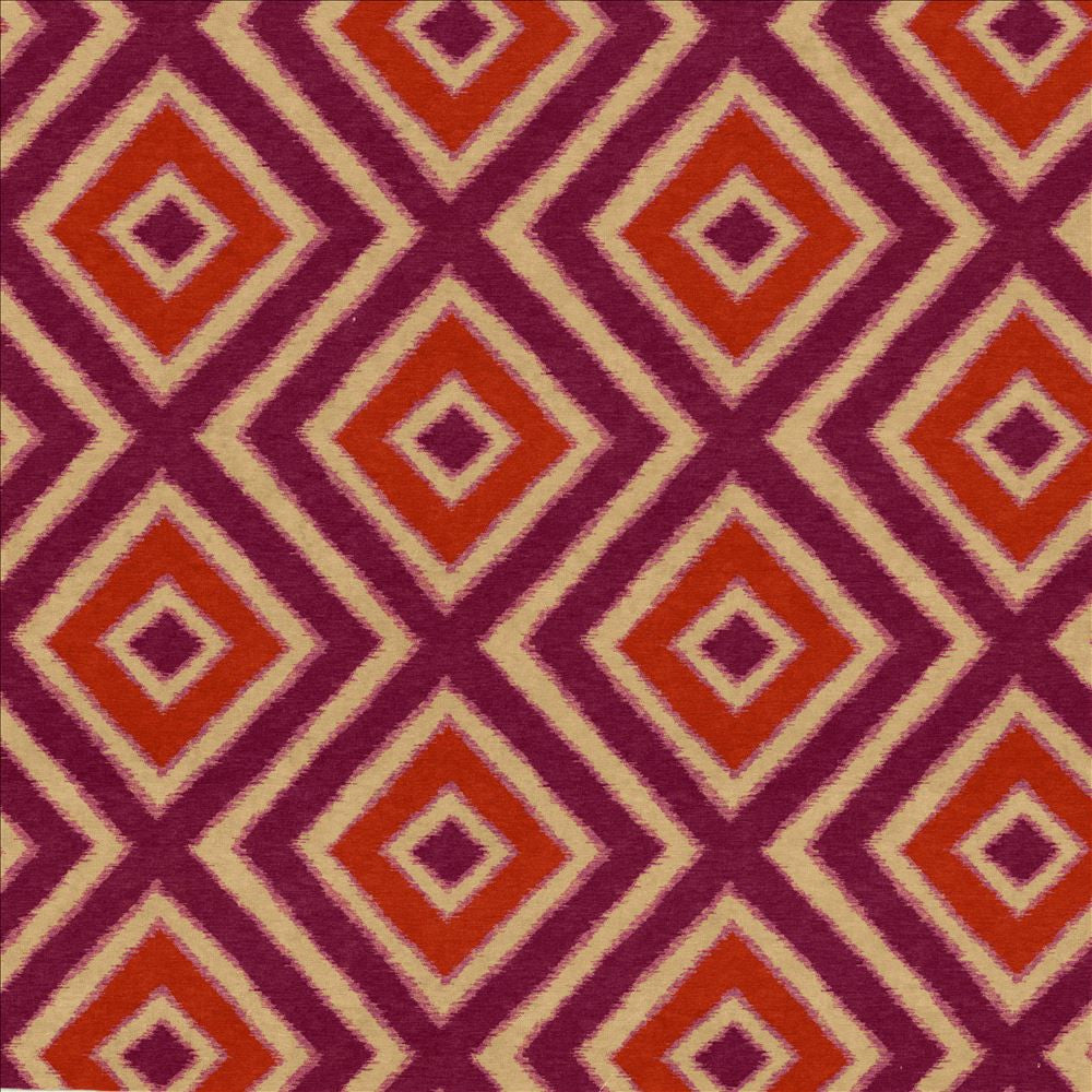 Marazzi Diamond Crangrape by Kasmir Designer Fabric 1435 100% Polyester CHINA 51,000 Wyzenbeek Double Rubs Horizontal: 18 inches and Vertical: 12 4/8 inches 54 - Swanky Fabrics -
