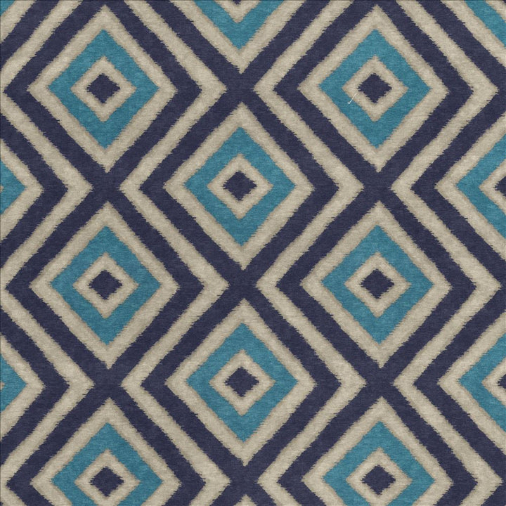Marazzi Diamond Peacock by Kasmir Designer Fabric 1436 100% Polyester
 CHINA </p><p>Repeat: Horizontal: 18 inches and Vertical: 12 4/8 inches 54 - Swanky Fabrics -