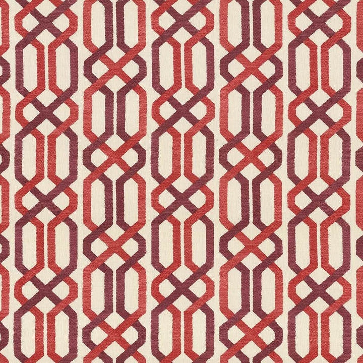 Maze Fret Sorbet by Kasmir Designer Fabric 5064 100% Cotton
 USA </p><p>Repeat: Horizontal: 13 4/8 inches and Vertical: 9 inches 54 - Swanky Fabrics -