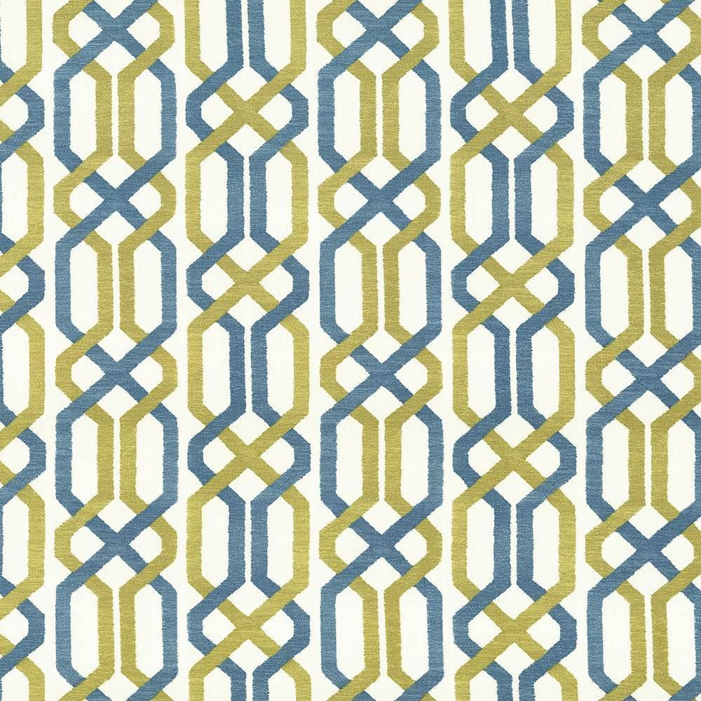 Maze Fret Split Pea by Kasmir Designer Fabric 5065 100% Cotton
 USA </p><p>Repeat: Horizontal: 13 4/8 inches and Vertical: 9 inches 54 - Swanky Fabrics -