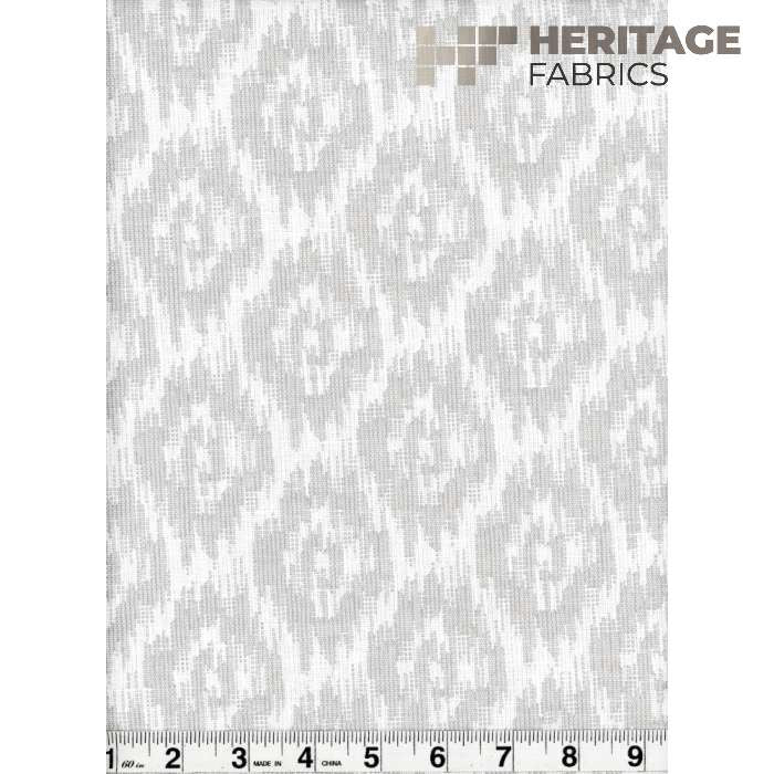 Meadows Pumice by Heritage Designer Fabric - 66% Polyester; 34% Cotton India 18,000 Horizontal: 3.5 and Vertical: 3.5 54" - Swanky Fabrics -