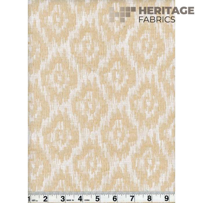 Meadows Wheat by Heritage Fabric - 66% Polyester; 34% Cotton India 18,000 Horizontal: 3.5 and Vertical: 3.5 54" - Fabric Carolina -
