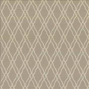 Kasmir Fabric Meander Trellis Flax