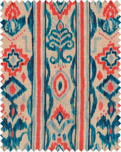 Mind the Gap Fabric Mind The Gap   MEDITERRANEO IKAT Linen (FB00062)