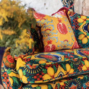 Mind the Gap Pillow Mind The Gap MELAGRANATA Cotton Cushion (LC40221)