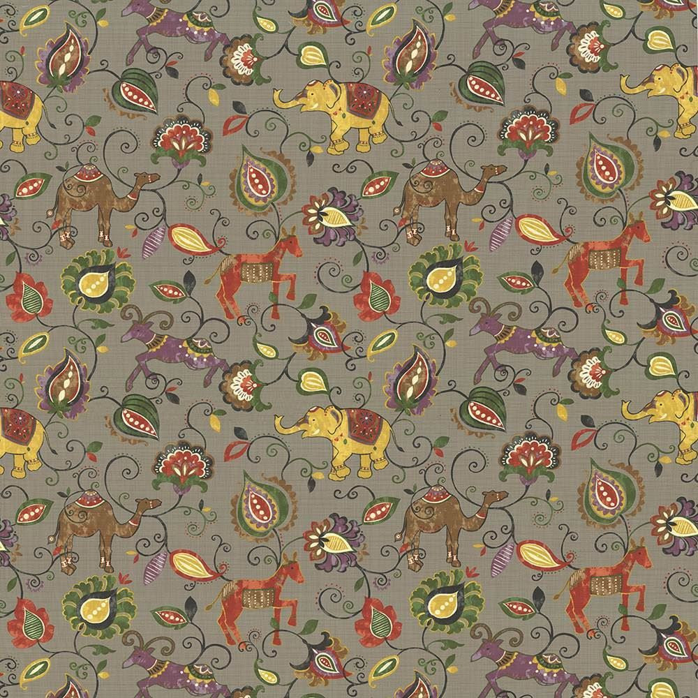 Menagerie Glacier by Kasmir Designer Fabric 1435 100% Cotton
 INDONESIA </p><p>Repeat: Horizontal: 27 inches and Vertical: 27 inches 54 - 55 - Swanky Fabrics -
