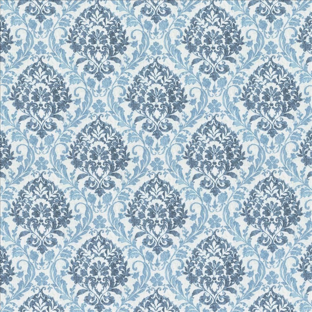 Mesmerizing Denim by Kasmir Designer Fabric 1467 100% Polyester
 INDIA 30,000 Wyzenbeek Double Rubs </p><p>Repeat: Horizontal: 13 4/8 inches and Vertical: 13 4/8 inches 54 - Swanky Fabrics -