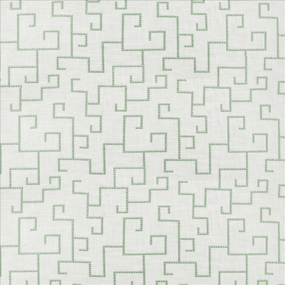 Methodology Spa by Kasmir Designer Fabric 1470 55% Linen
45% Rayon
 CHINA Not Tested </p><p>Repeat: Horizontal: 12 4/8 inches and Vertical: 12 6/8 inches 56 - Swanky Fabrics -