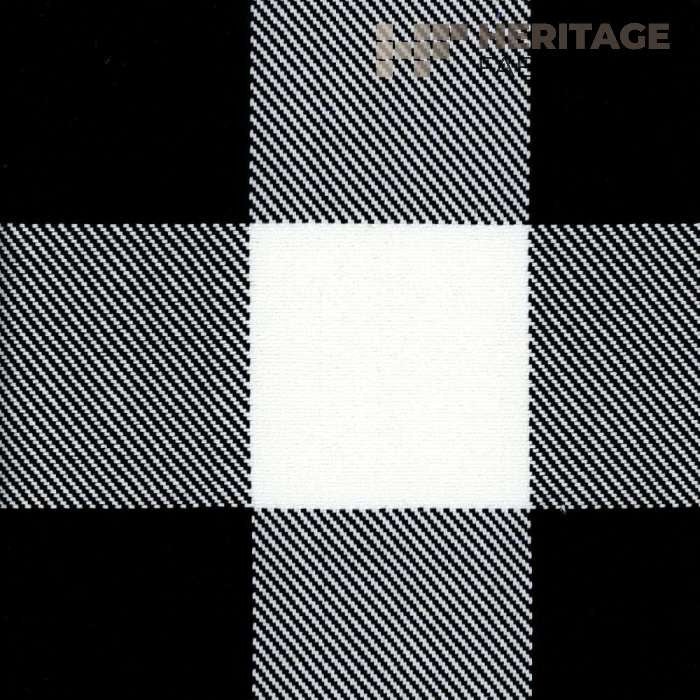 Metro Check Ebony by Heritage Designer Fabric - 100% Cotton India 30,000 Horizontal: 6.75" and Vertical: 6.75" 54" - Swanky Fabrics -