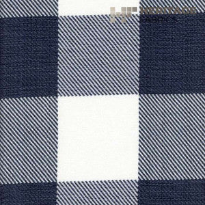 Roth & Tompkins Fabric Metro Check Indigo