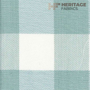Roth & Tompkins Fabric Metro Check Seaglass