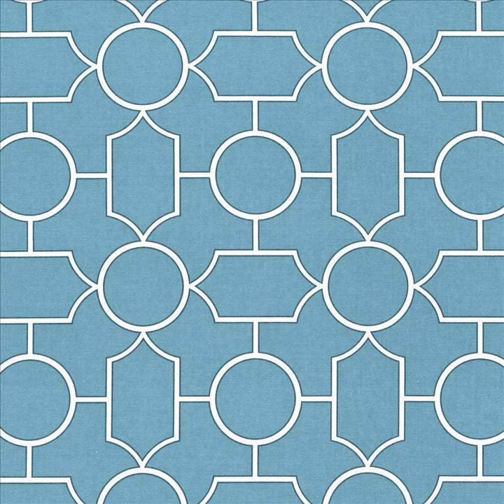 Mezzanine Peacock by Kasmir Designer Fabric 5082 100% Cotton TURKMENISTAN 30,000 Wyzenbeek Double Rubs Horizontal: 9 inches and Vertical: 9 inches 54 - Swanky Fabrics -