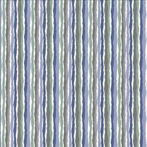 Kasmir Fabric Midgy Stripe Roly Poly Blue
