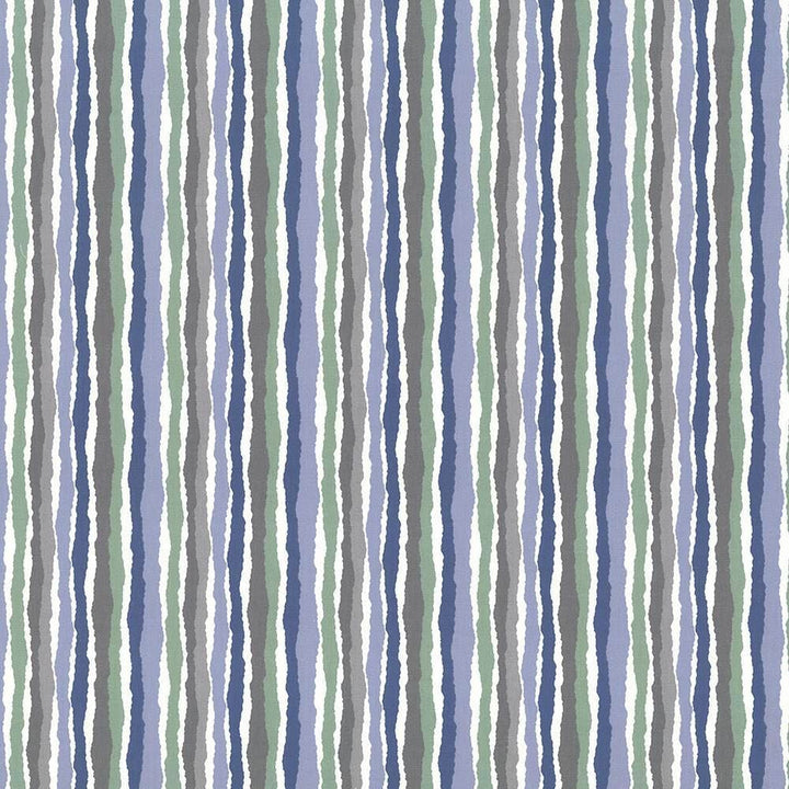 Midgy Stripe Roly Poly Blue by Kasmir Designer Fabric See sample 100% Cotton
 TURKEY Not Tested </p><p>Repeat: Horizontal: 6 4/8 inches and Vertical: 12 5/8 inches 55 - Swanky Fabrics -
