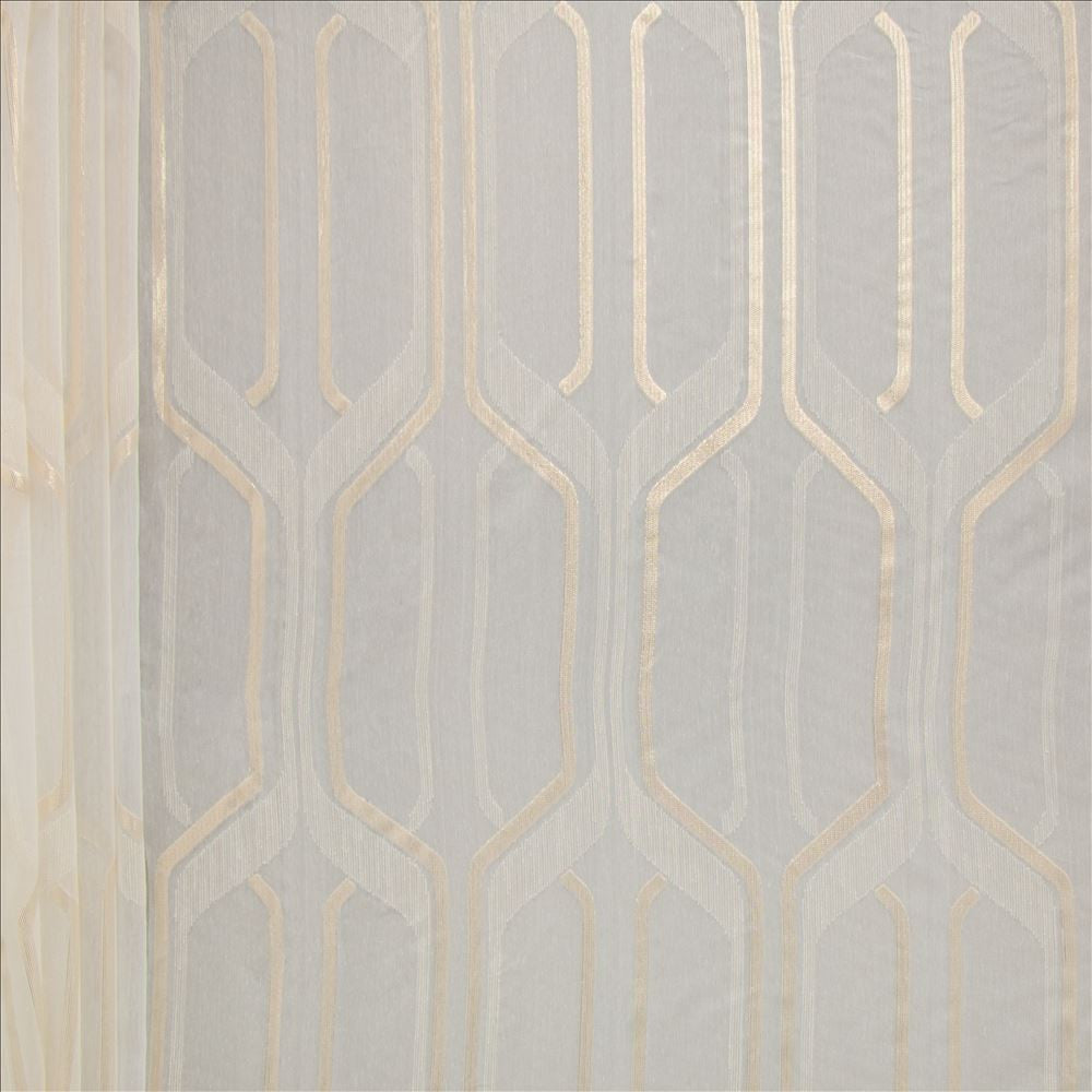 Mina Champagne by Kasmir Designer Fabric See sample 100% Polyester
 TURKEY Not Tested </p><p>Repeat: Horizontal: 9 inches and Vertical: 22 4/8 inches 118 - Swanky Fabrics -