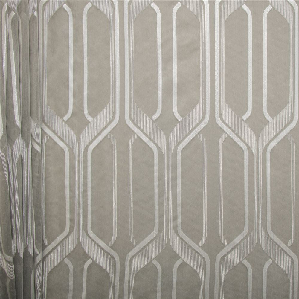 Mina Smoke  by Kasmir Designer Fabric 1465 100% Polyester
 TURKEY Not Tested Horizontal: 9 inches and Vertical: 22 4/8 inches 118  - Swanky Fabrics -