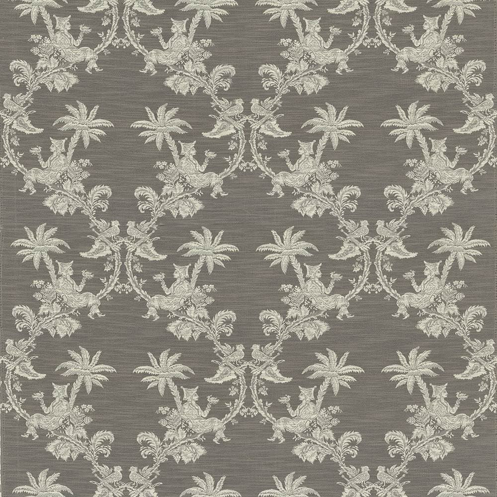 Ming Garden Driftwood by Kasmir Designer Fabric 1433 66% Rayon 34% Polyester USA 42,000 Wyzenbeek Double Rubs Horizontal: 27 inches and Vertical: 26 6/8 inches 55 - 56 - Swanky Fabrics -