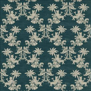 Kasmir Fabric Ming Garden Prussian
