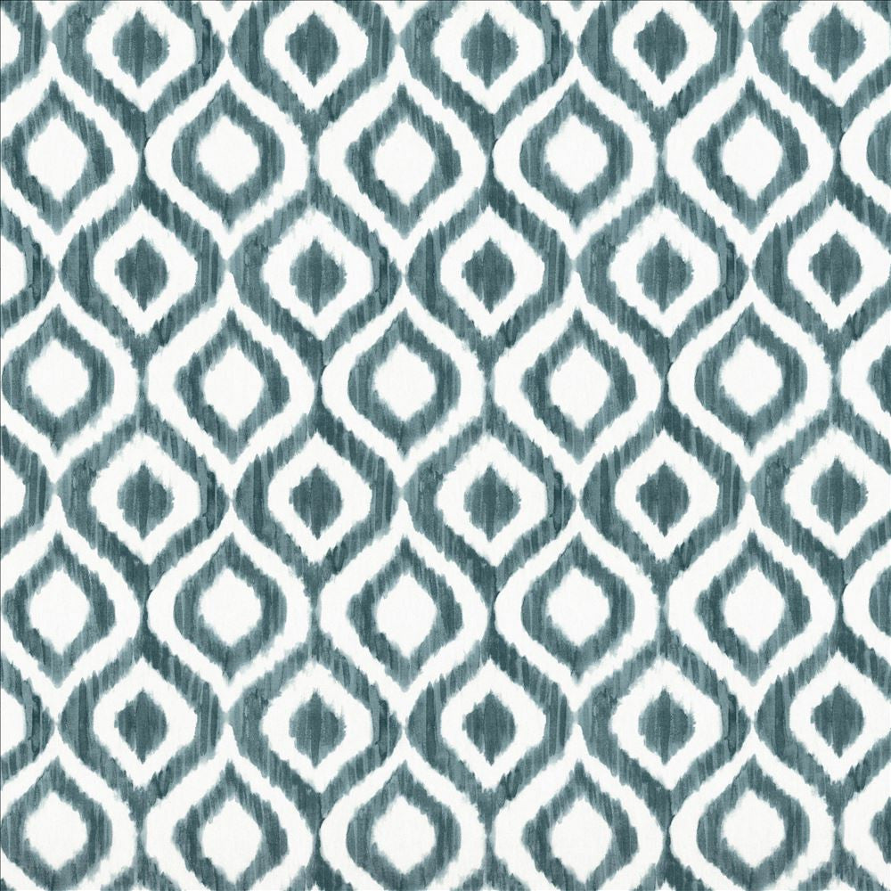 Mod Dreams Rainstorm by Kasmir Designer Fabric See sample 100% Cotton
 TURKMENISTAN 15,000 Wyzenbeek Double Rubs </p><p>Repeat: Horizontal: 13 4/8 inches and Vertical: 18 inches 54 - Swanky Fabrics -