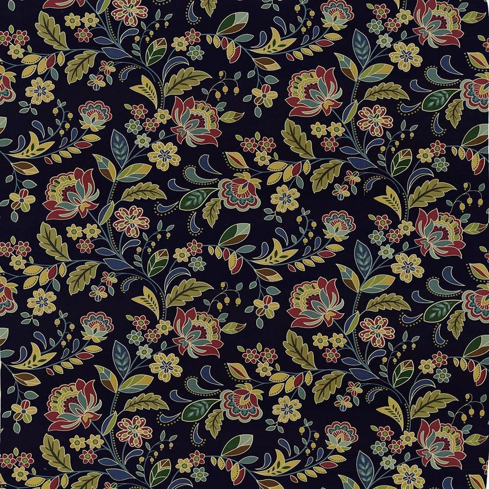 Mon Ami Midnight by Kasmir Designer Fabric See sample 100% Cotton
 PAKISTAN 15,000 Wyzenbeek Double Rubs </p><p>Repeat: Horizontal: 54.00 inches and Vertical: 25 2/8 inches 54 - Swanky Fabrics -