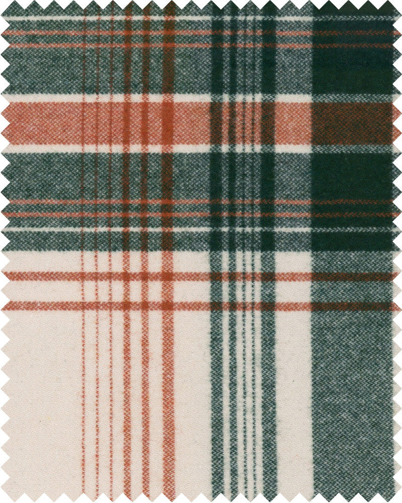 Monterey Plaid Woven Fabric by Mind the Gap Designer Fabric WOODSTOCK '69 LIFESTYLE COLLECTION 70% Wool, 30% other fibres Made in Italy W 50cm x L 50cm / W 19.6in x L 19.6in 59.05in - Swanky Fabrics -