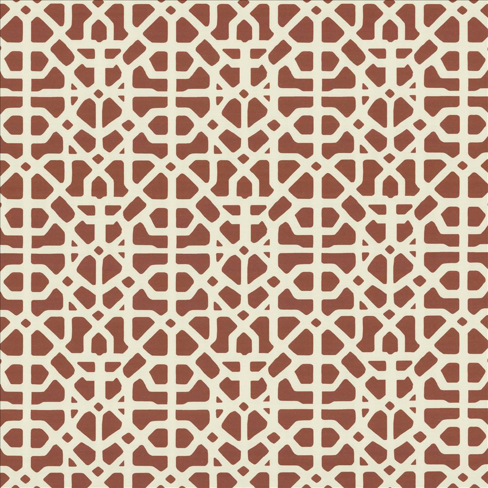 Moroccan 55 Clay  by Kasmir Designer Fabric 1452 65% Polyester
35% Cotton
 SPAIN 40,000 Martindale Cycles Horizontal: 11 inches and Vertical: 11 6/8 inches 55  - Swanky Fabrics -