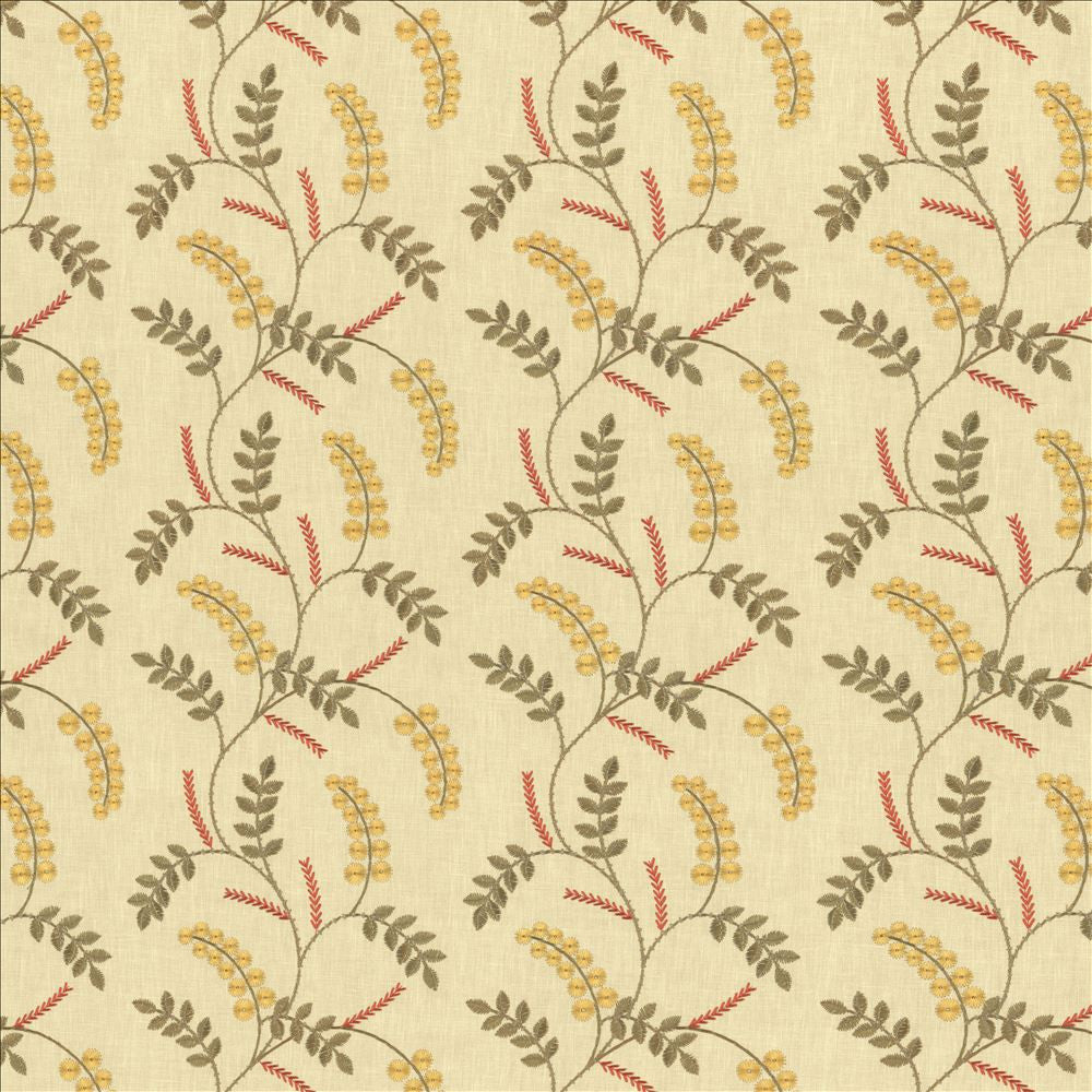 Morwenna Meadow by Kasmir Designer Fabric 1468 52% Cotton
48% Polyester
 INDIA </p><p>Repeat: Horizontal: 8 5/8 inches and Vertical: 9 1/8 inches 52 - Swanky Fabrics -