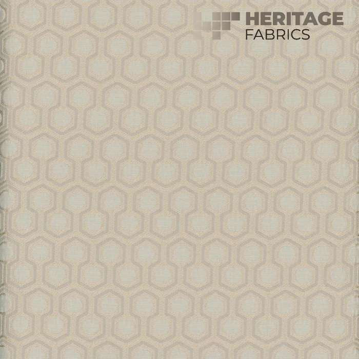 Murray Champagne by Heritage Designer Fabric - 100% Polyester India 3,000 Horizontal: 0.85" and Vertical: 1.5" 54" - Swanky Fabrics -