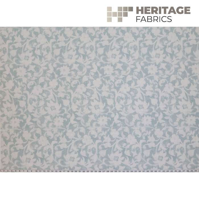 Mustique Seaglass by Heritage Designer Fabric - 72% Polyester; 28% Cotton India 51,000 Horizontal: 11" and Vertical: 21" 54" - Swanky Fabrics -