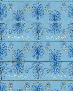 Mind the Gap Wallpaper Mind The Gap   MYKONOS VILLA MOTIF Azure   (WP30041)