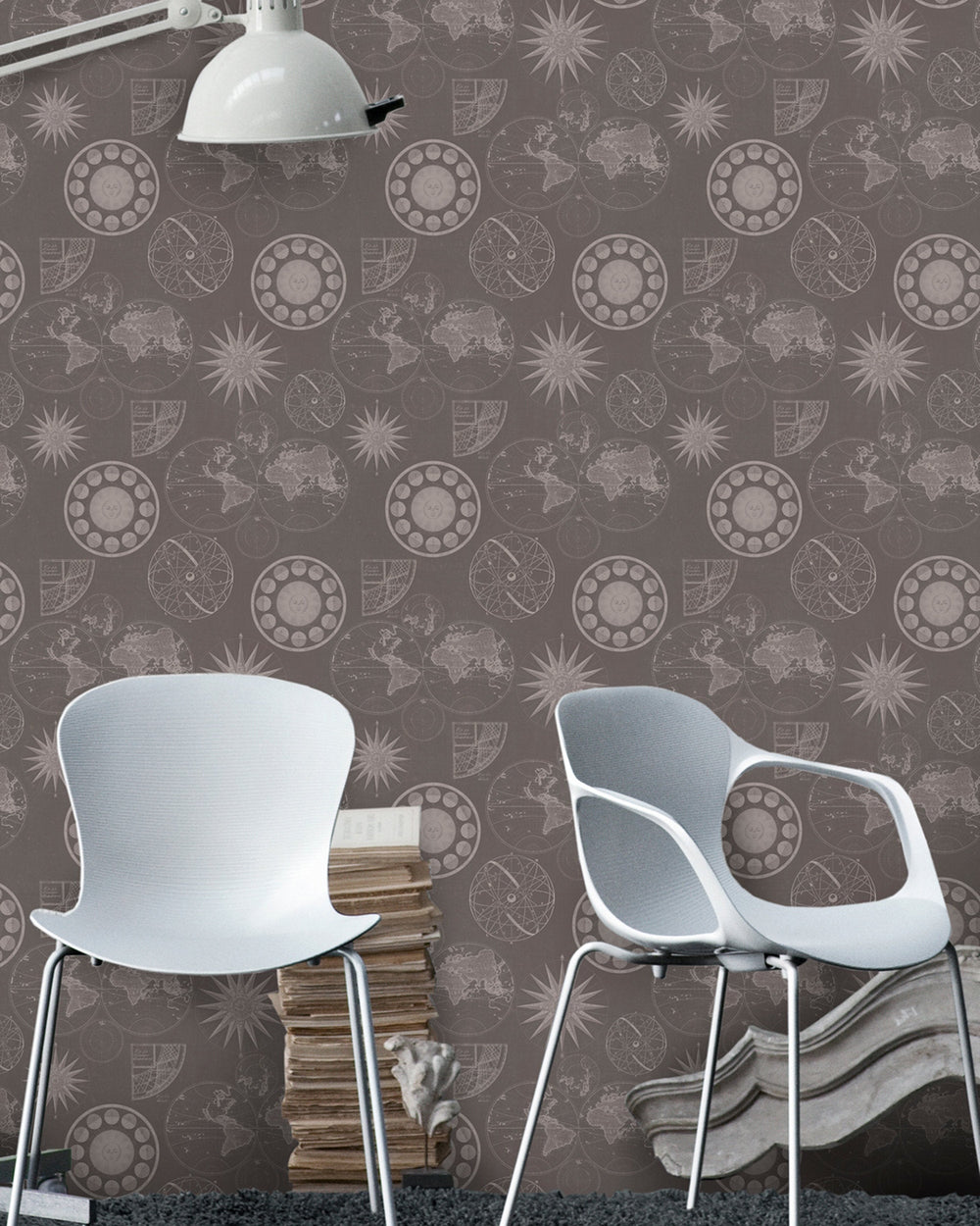 Navigation Brown Premium wallpaper by Mind the Gap (WP20039), view 2