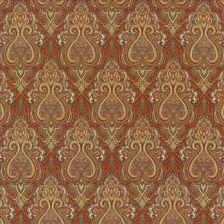 Nagina Cayenne by Kasmir Designer Fabric 5121 100% Cotton
 UAE </p><p>Repeat: Horizontal: 9 inches and Vertical: 17 4/8 inches 54 - 55 - Swanky Fabrics -
