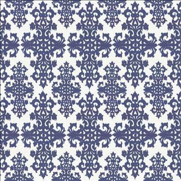 Namaskar Blue by Kasmir Designer Fabric 5115 100% Linen POLAND 12,500 Wyzenbeek Double Rubs H: 18 inches, V: 36 inches 54 - 55 - Swanky Fabrics - Kasmir