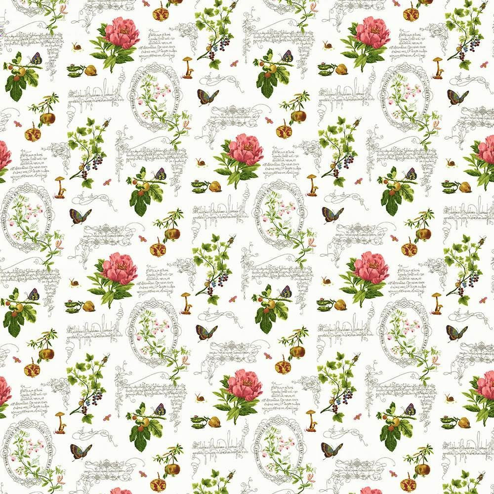 Nature Walk Limestone by Kasmir Designer Fabric 5106 100% Cotton
 PERU </p><p>Repeat: Horizontal: 26 4/8 inches and Vertical: 26 inches 54 - Swanky Fabrics -