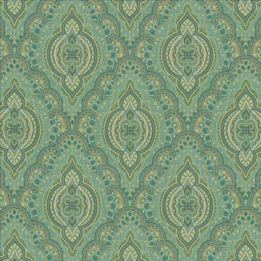 Nea Palmetto by Kasmir Designer Fabric 5142 100% Cotton
 SOUTH KOREA </p><p>Repeat: Horizontal: 13 4/8 inches and Vertical: 17 6/8 inches 54 - Swanky Fabrics -