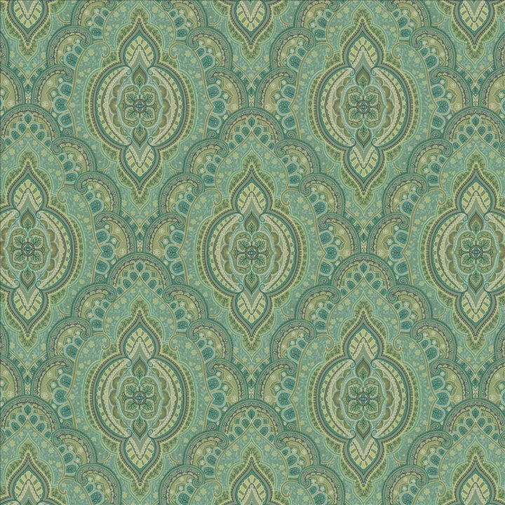 Nea Palmetto by Kasmir Designer Fabric 5142 100% Cotton
 SOUTH KOREA 15,000 Wyzenbeek Double Rubs </p><p>Repeat: Horizontal: 13 4/8 inches and Vertical: 17 6/8 inches 54 - Swanky Fabrics -